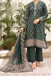 NUSL3297 Printed Lawn Suit - Unstitched 3Pc
